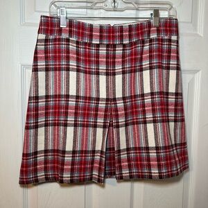 J. Crew Pleated Mini Skirt